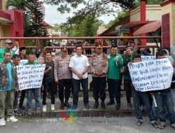 PD GPA Kota Medan Gelar Aksi Unjuk Rasa Jilid II Terkait Pemagaran Fasum Desa Sampali