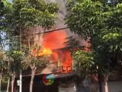 Kebakaran Lapak Semi Permanen di Jalan Semarang Surabaya Berasal dari Lantai Dua Tempat Servis AC, Api Merembet Hanguskan Dua Lapak
