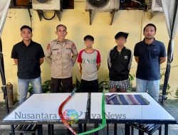 Gerak Cepat Polisi Amankan Dua Remaja Bersajam Hendak Tawuran di Surabaya