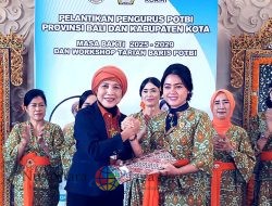 Winie Kaori Resmi Jabat Ketum POTBI Bali Masa Bakti 2025-2029