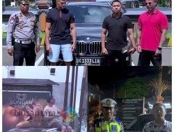Viral Naik di Kap Mobil BMW, Dua WNA di Bali Minta Maaf dan Dikenai Tilang Polisi