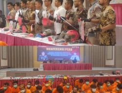 Polda Jatim Rilis Hasil Operasi Pekat II Semeru 2025: 1.863 Kasus Terungkap, 2.336 Tersangka Diamankan
