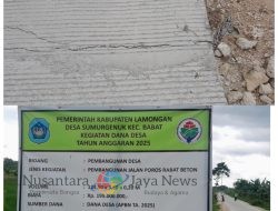 Proyek Rabat Beton Desa Sumurgenuk Diduga Dimanipulasi: Pecah Paket Swakelola, Hindari Pengawasan Ketat, Jalan Sudah Retak