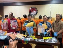 Polda Bali Ungkap 2,7 Kg Narkoba Berbagai Jenis, 34 Tersangka Diamankan Termasuk 8 WNA