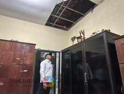 Bupati Subandi Sidak ke SMPN 3 Porong, Respon Kerusakan Atap Kelas