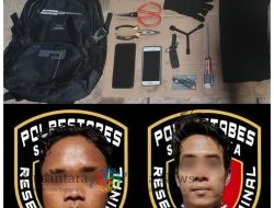 Unit Resmob Polrestabes Surabaya Tangkap Dua Spesialis Curat Minimarket, Beraksi di Surabaya, Gresik, dan Sidoarjo