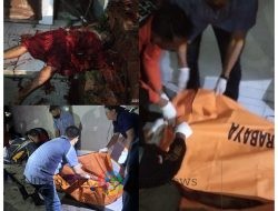 Pria di Surabaya Tewas Dibacok, Petugas Gabungan Amankan TKP dan Evakuasi Jenazah