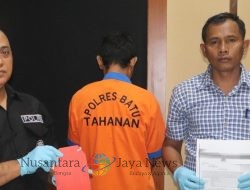 Respon Cepat Polres Batu Berhasil Amankan Tersangka Perampasan HP di Pujon