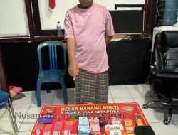 Jualan Barang Haram Ilegal,Terduga AC Di Ringkus Tim Satresnarkoba Polres Dompu, BB 19,61 Gram