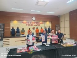 Polda Jatim Ungkap Jaringan Narkotika Internasional Malaysia-Surabaya, Ribuan Gram Sabu dan Ribuan Ekstasi Diamankan