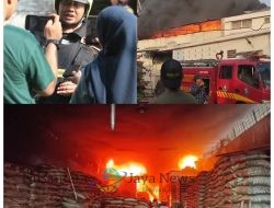 Gudang Kemiri di Danarkarya Surabaya Kembali Terbakar, Diduga Korsleting Listrik