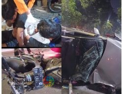 Kecelakaan Beruntun Libatkan 2 Mobil dan 1 Motor di Jalan Mayjend Sungkono Surabaya, Tiga Korban Dievakuasi