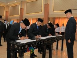 Kepala Keamanan Lapas Jember Resmi Dilantik, Kalapas Ajak Sinergi Demi Kemajuan Organisasi