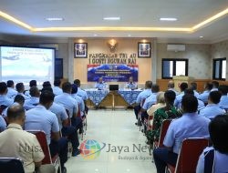 Tim Wasev TNI AU Gelar Evaluasi Peningkatan Kwalitas Personel Lanud I Gusti Ngurah Rai