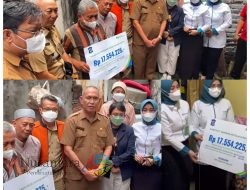 Pemkot Surabaya dan BPJS Ketenagakerjaan Beri Santunan kepada Dua Guru PAUD yang Tertimpa Musibah di Kecamatan Tegalsari