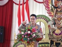 Kapolda Bali Kunjungi Polres Gianyar, Tekankan Peningkatan Pelayanan dan Keamanan Masyarakat