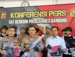 Polrestabes Bandung Bekuk Pemalak Sadis Serang Penumpang Ojol di Buahbatu