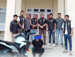 Satreskrim Polres Bener Meriah Tangkap Pelaku Curanmor di Depan Klinik Berkah Permata