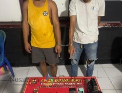 Dua Pria Pengedar Shabu Tak Berkutik Di Sergap Tim Opsnal Polres Dompu