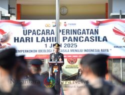 Polres Gresik Gelar Upacara Hari Lahir Pancasila, Kapolres Tekankan Penguatan Nilai Ideologi
