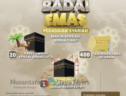 Pegadaian Kembali Hadirkan Undian Berhadiah Badai Emas 2025