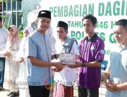 Polres Gresik Salurkan 100 ekor Hewan Kurban di Hari Raya Idul Adha