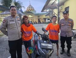 Polsek Kenjeran Amankan Residivis dan Komplotannya Saat Curi Motor Warga di Tambak Wedi.