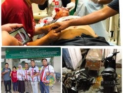 Akibat Lakalantas Ketua DPC HBB kab langkat Terbaring Tak berdaya di rumah sakit