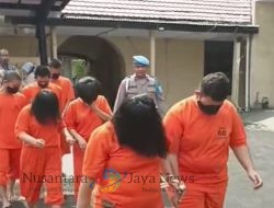 Komplotan Copet Lintas Provinsi Asal Surabaya Ditangkap di Kediri, Tiga Residivis, Beraksi dari Solo hingga Surabaya