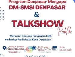 Awali Program Kerja, SMSI Denpasar Akan Gelar Talkshow Pariwisata Angkat Tema “Menakar Dampak Pangkalan LNG terhadap Pariwisata Kota Denpasar”