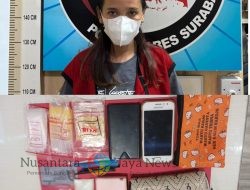 Polrestabes Surabaya Tangkap Ibu Rumah Tangga Pengedar Sabu di Sawahan, Terancam Hukuman Berat