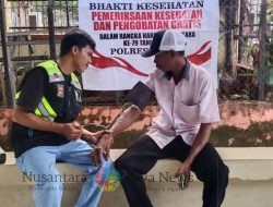 Menyongsong Ke 79 Hari Bhayangkara, Polres Dompu Buka Layanan Kesehatan Gratis Bagi Masyarakat