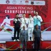 Zijie Wang Rebut Gelar Degen Perseorang Putra Kejuaraan Anggar Asia 2025 di Bali