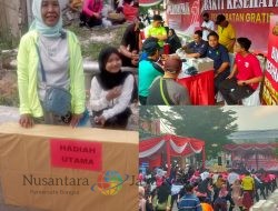 Polres Pelabuhan Tanjung Perak Meriahkan Hari Bhayangkara ke-79 dengan Car Free Day, Satu Hadiah Utama Dimenangkan Seorang Jurnalis