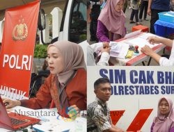 Polrestabes Surabaya Meriahkan HUT Bhayangkara ke-79 Lewat CFD di Taman Bungkul, Hadirkan Layanan Kesehatan dan Administrasi Gratis
