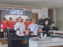 Polrestabes Surabaya Ungkap Kasus Pengeroyokan di Wiyung: Libatkan Enam Pelaku dari Oknum Perguruan Silat, Korban Luka Parah