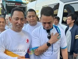 Aditya Yusma “Mas Ndaru” Bersama Kapolri dan PJU Mabes Polri Meriahkan CFD dalam Rangkaian HUT Bhayangkara ke-79