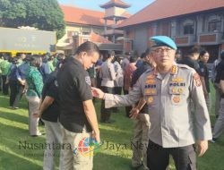Propam Polda Bali Gelar Gaktibplin Usai Apel, 6 Personel Ditegur Akibat Pelanggaran Sikap Tampang