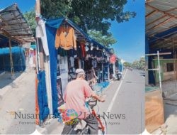 Lapak Jualan di Bahu Jalan Halat Bebas Berjualan tanpa Ditindaklanjuti, Ada apa Satpol-PP Kota Medan?