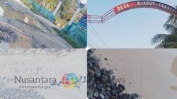 Jalan Rusak Berlubang dan Berkubang Air Warga Sijabut Teratai Air Batu Mohon Bupati Tinjau dan Perbaiki