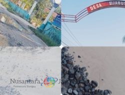 Jalan Rusak Berlubang dan Berkubang Air Warga Sijabut Teratai Air Batu Mohon Bupati Tinjau dan Perbaiki