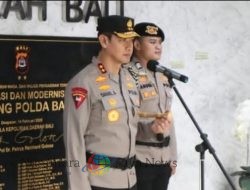 Polda Bali Gelar Upacara Korp Raport, Tiga Perwira Naik Pangkat Jadi Kombes