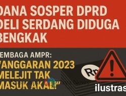 Dana Sosper DPRD Deli Serdang Diduga Bengkak, Lembaga AMPR : Anggaran 2023 Melejit Tak Masuk Akal!
