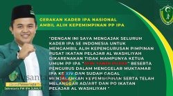 Ahmad Irham Tajhi Serukan Penyelamatan organisasi secara Nasional dan Nilai Gagal Ketum PP IPA dalam Melaksanakan Muktamar XIV!!