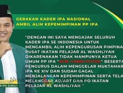 Ahmad Irham Tajhi Serukan Penyelamatan organisasi secara Nasional dan Nilai Gagal Ketum PP IPA dalam Melaksanakan Muktamar XIV!!