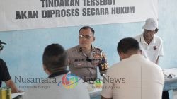 Polantas Menyapa Warga, Satlantas Polres Gresik Edukasi Tertib Berlalu Lintas di Kawasan Pelabuhan