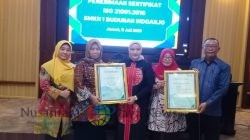 Satu-satunya di Jawa Timur : SMK Negeri 1 Buduran Peroleh ISO 2100 : 2018