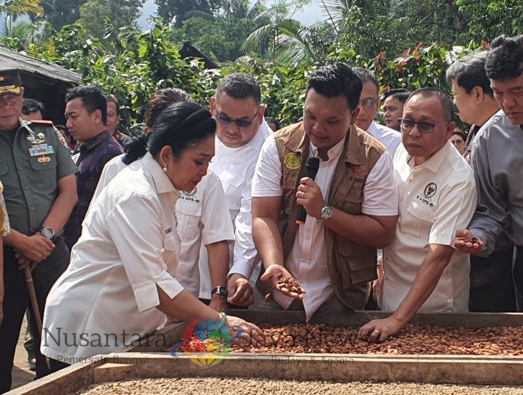 Kepala Barantin dan Komisi IV DPR RI Tinjau Produk Kakao Ekspor Asal Tabanan