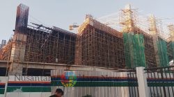 Pembangunan Stadion Teladan Diduga Belum Membayar Honor Pekerja dan Catering Makanan Pekerja
