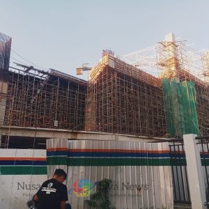 Pembangunan Stadion Teladan Diduga Belum Membayar Honor Pekerja dan Catering Makanan Pekerja